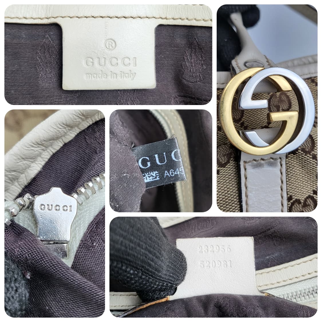 정품 구찌 232956 인터로킹 자가드 쇼퍼백 상품이미지9