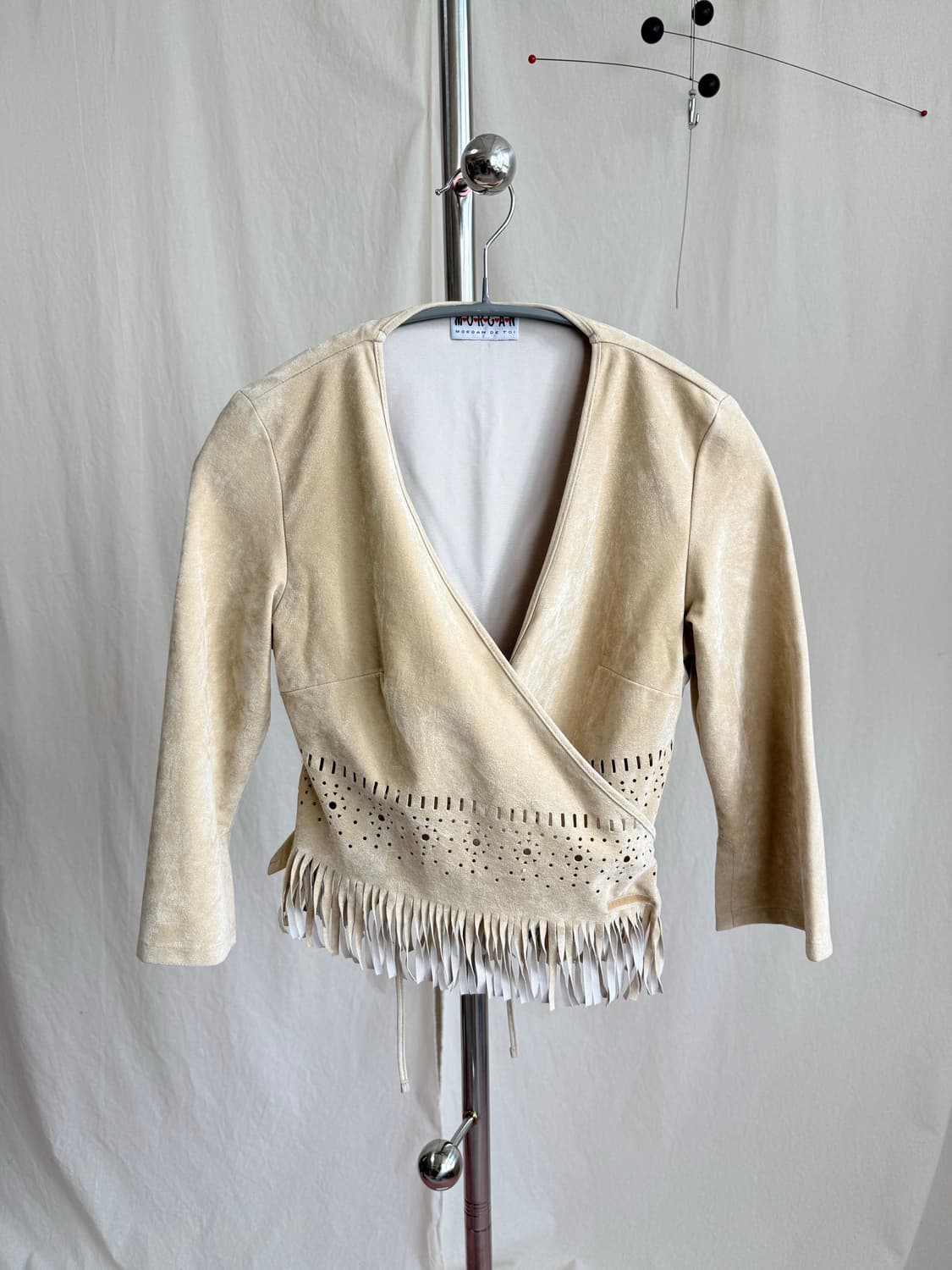 Morgan 프린지 펀칭 웨스턴 가디건 자켓 상품이미지2