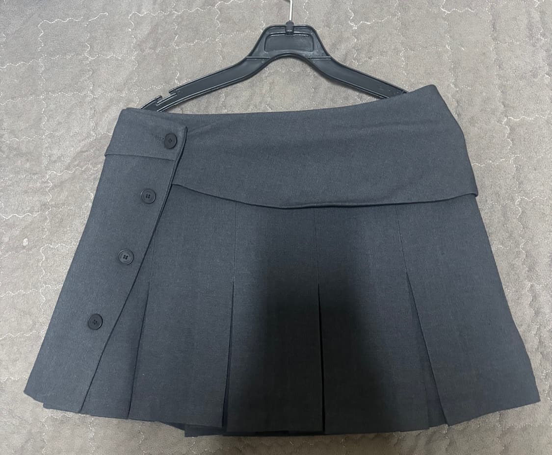 미세키서울 25fw Pleats wrap mini skirt CHARCO 상품이미지2