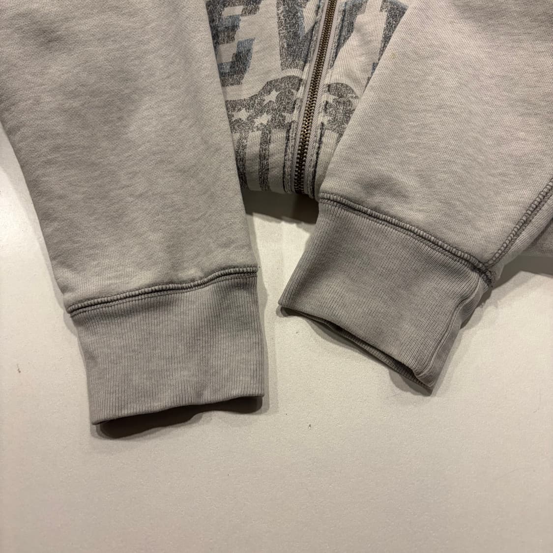 [XL] 리바이스 빅로고 그레이 스웻 후드집업 D273 상품이미지6