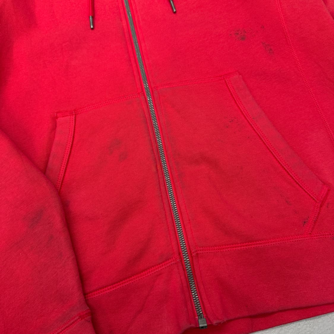 러셀 빈티지 후드집업 레드 상품이미지5