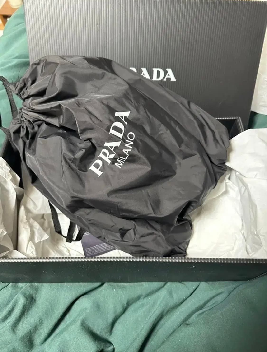 프라다 다운타운 스니커즈 블랙/화이트 240 상품이미지6