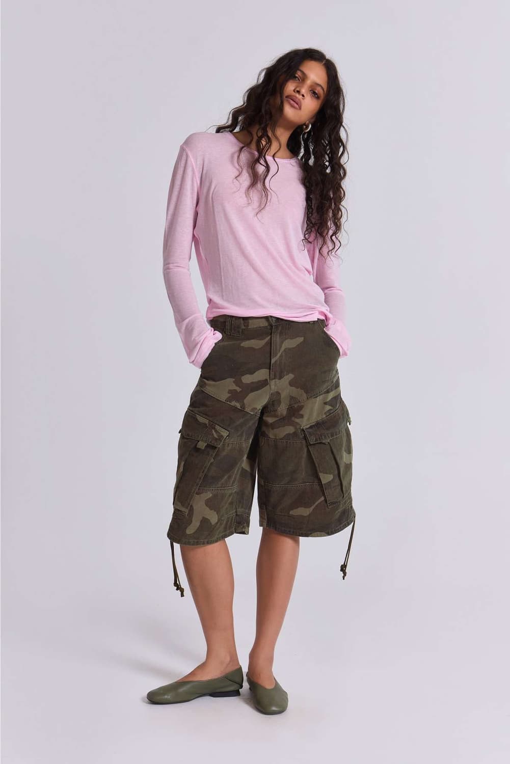 Jaded London Cadet Camo Shorts 상품이미지3