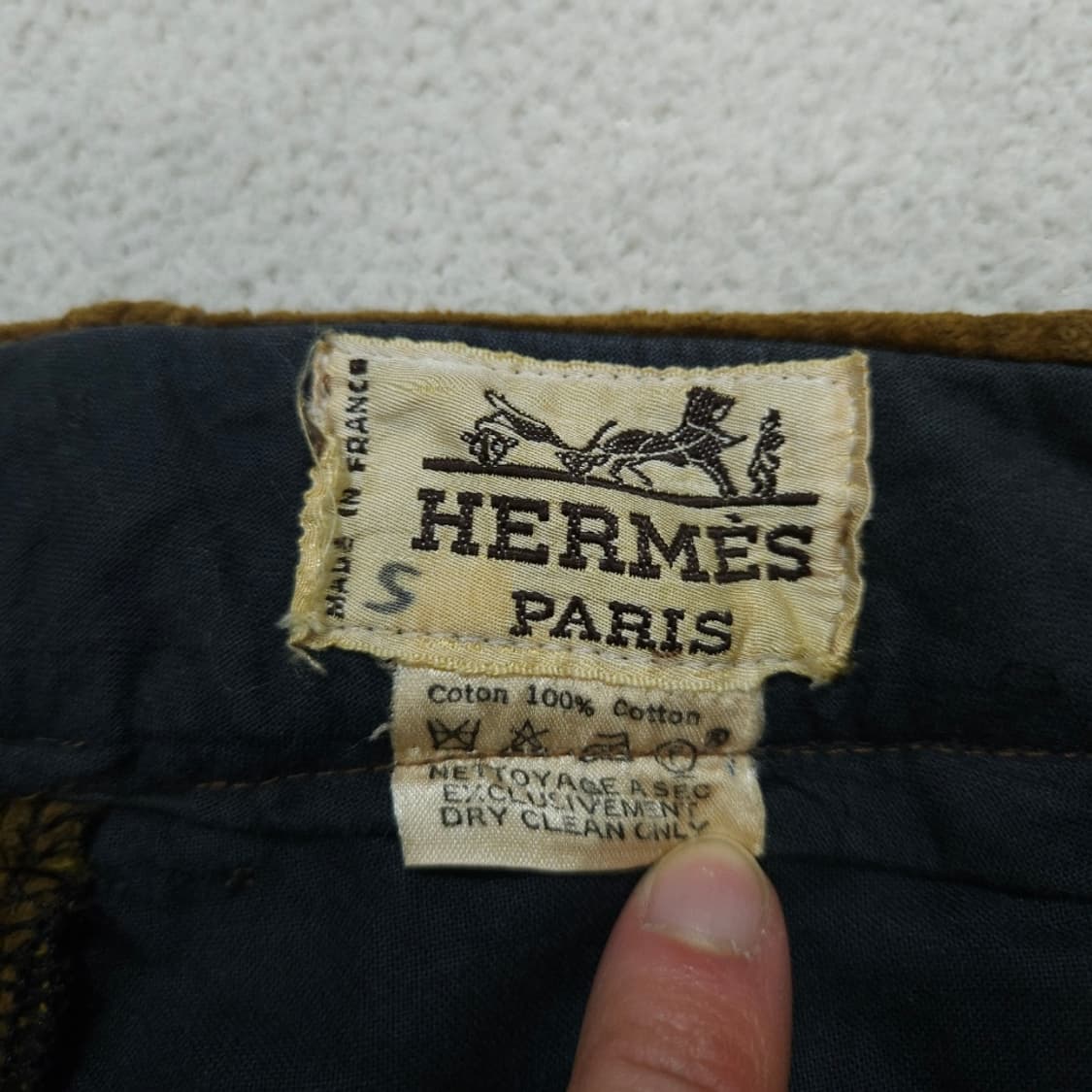 80s 에르메스 코듀로이 팬츠 Made in France 상품이미지9