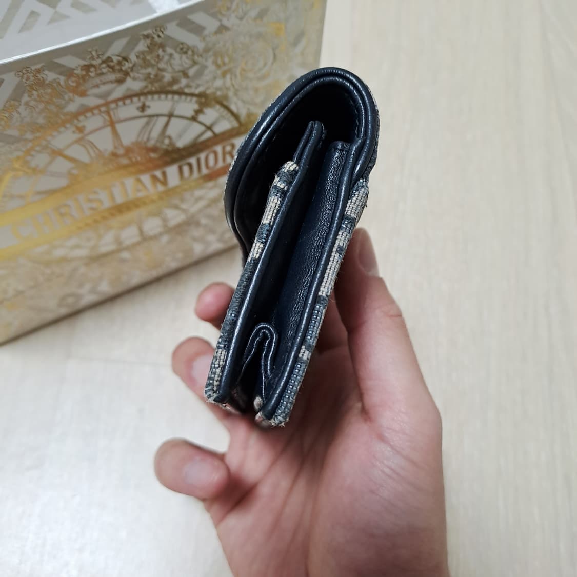 [100%/정품] 디올 새들 오블리크 자카드 카드지갑, 디올지갑 상품이미지8