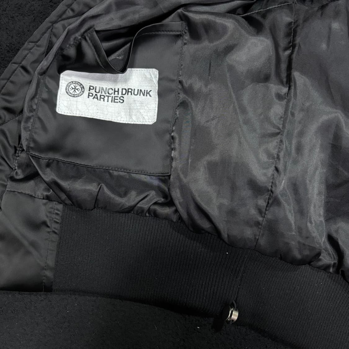2 펀치드렁크파티즈 블랙 MA-1 CWU 플라이트 항공점퍼 상품이미지6