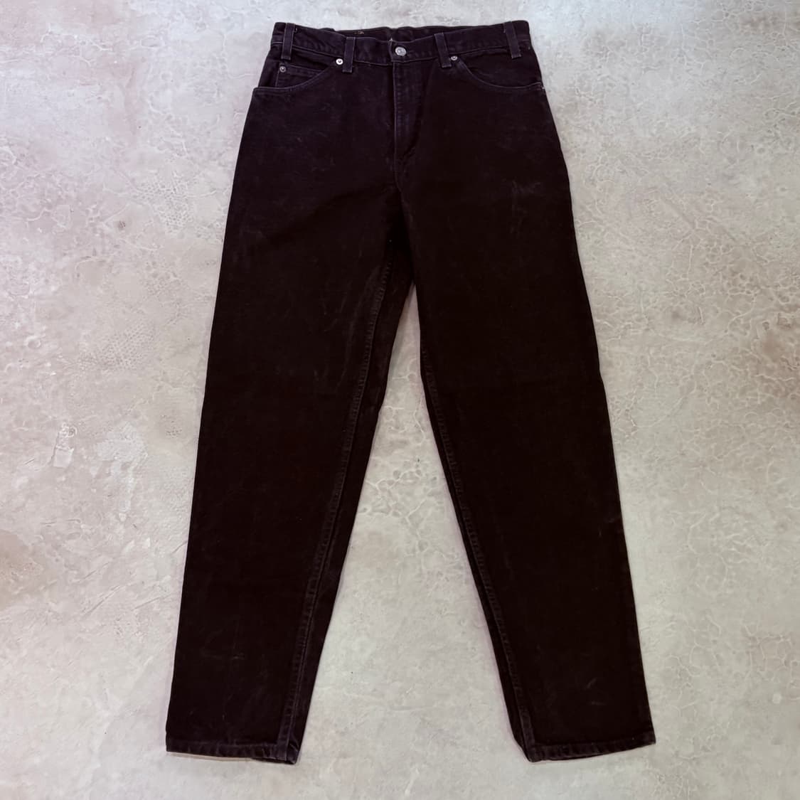 [33/32] USA 리바이스 550 오렌지탭 orange 흑청 블랙 상품이미지1