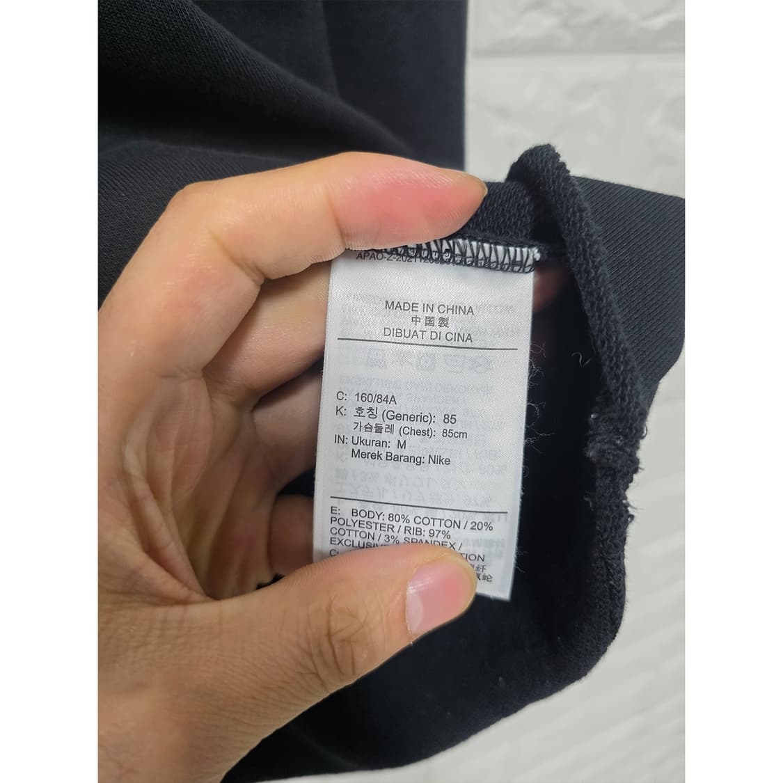 택포) 나이키 크롭 후드티 M 상품이미지3