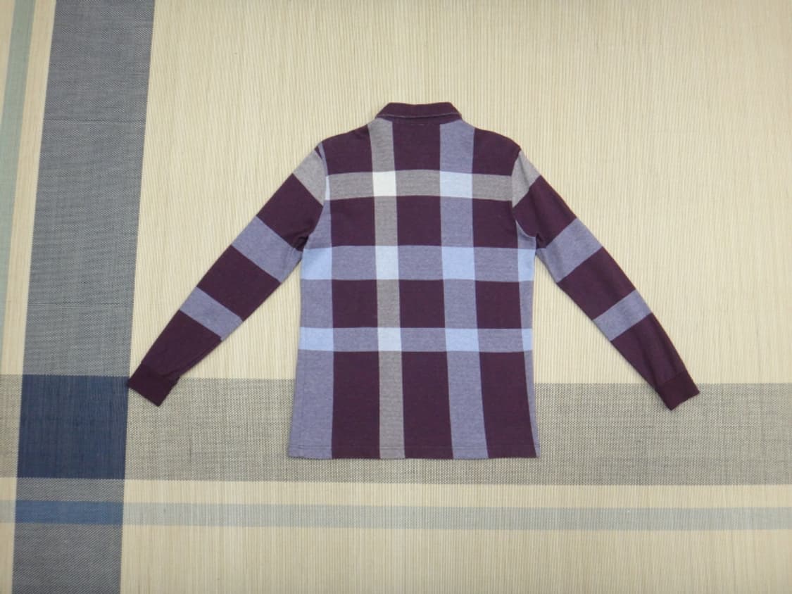 (95) 닥스 골프 남성 빅체크 카라 긴팔 티셔츠 상품이미지2