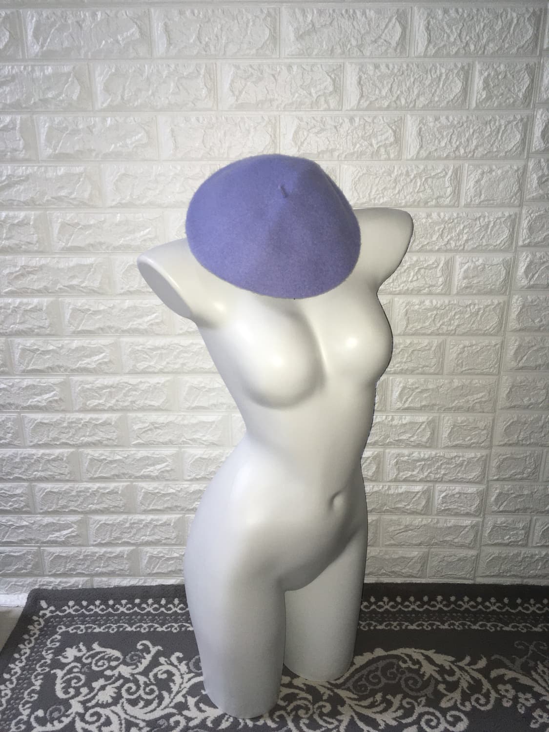 파스텔 블루 베레모 상품이미지3