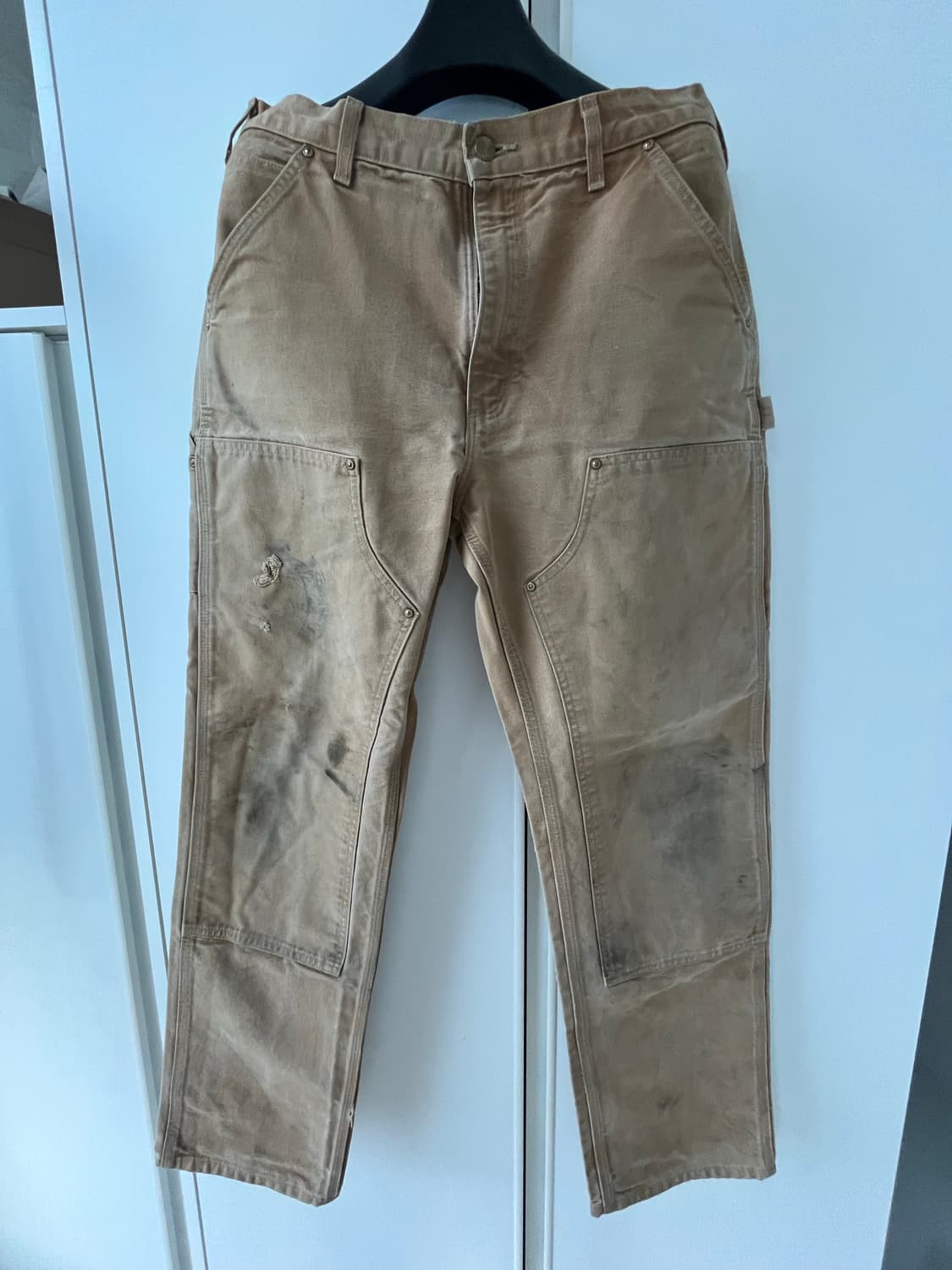 00‘s 칼하트 더블니 팬츠 B01 BRN USA 상품이미지2
