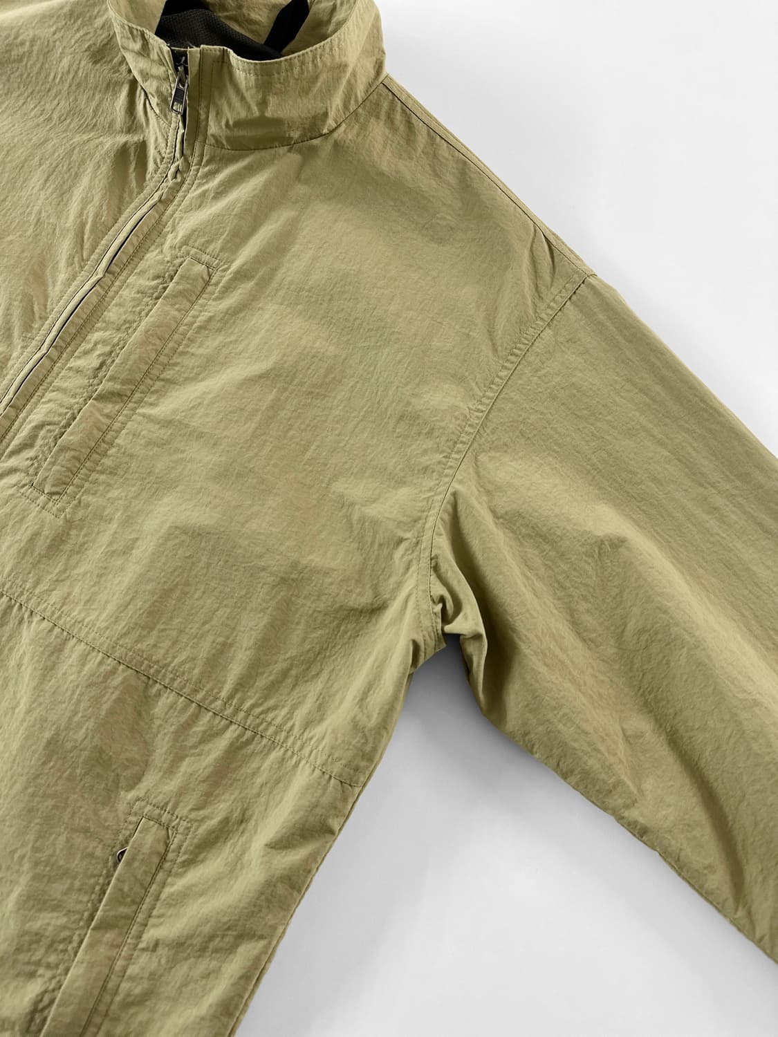 빈티지 노스페이스 올리브 카키 나일론 패커블 자켓 상품이미지5