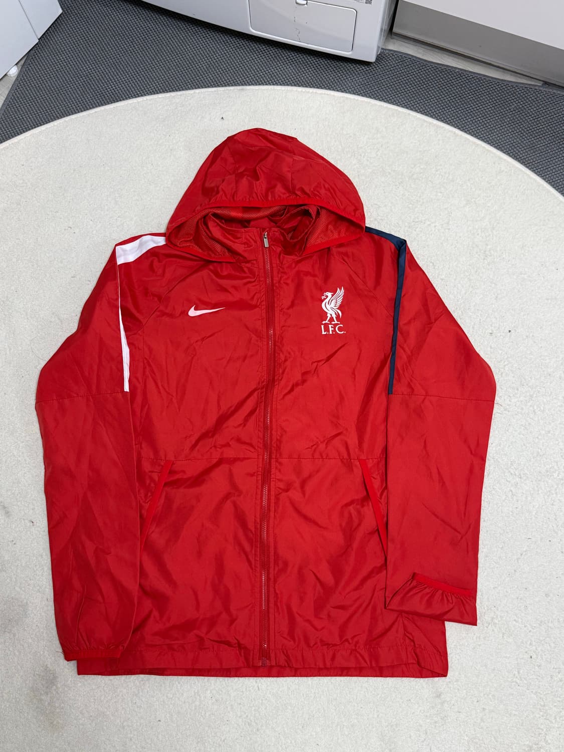 나이키 리버풀 바람막이 후드 자켓 레드 S 상품이미지2