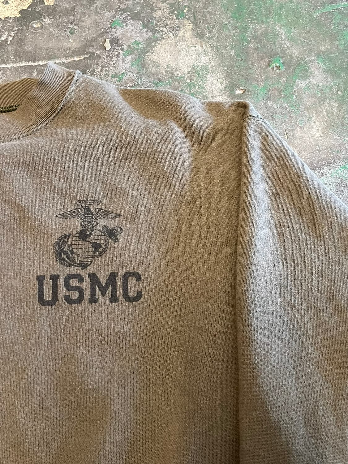 [XL] USMC 미군 해병대 밀리터리 크루넥 스웻셔츠 맨투맨 상품이미지5