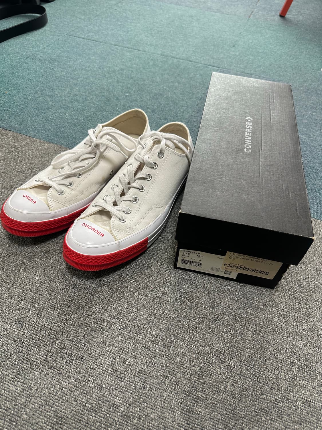 컨버스 언더커버 ORDER DISORDER 스니커즈 290사이즈 상품이미지3