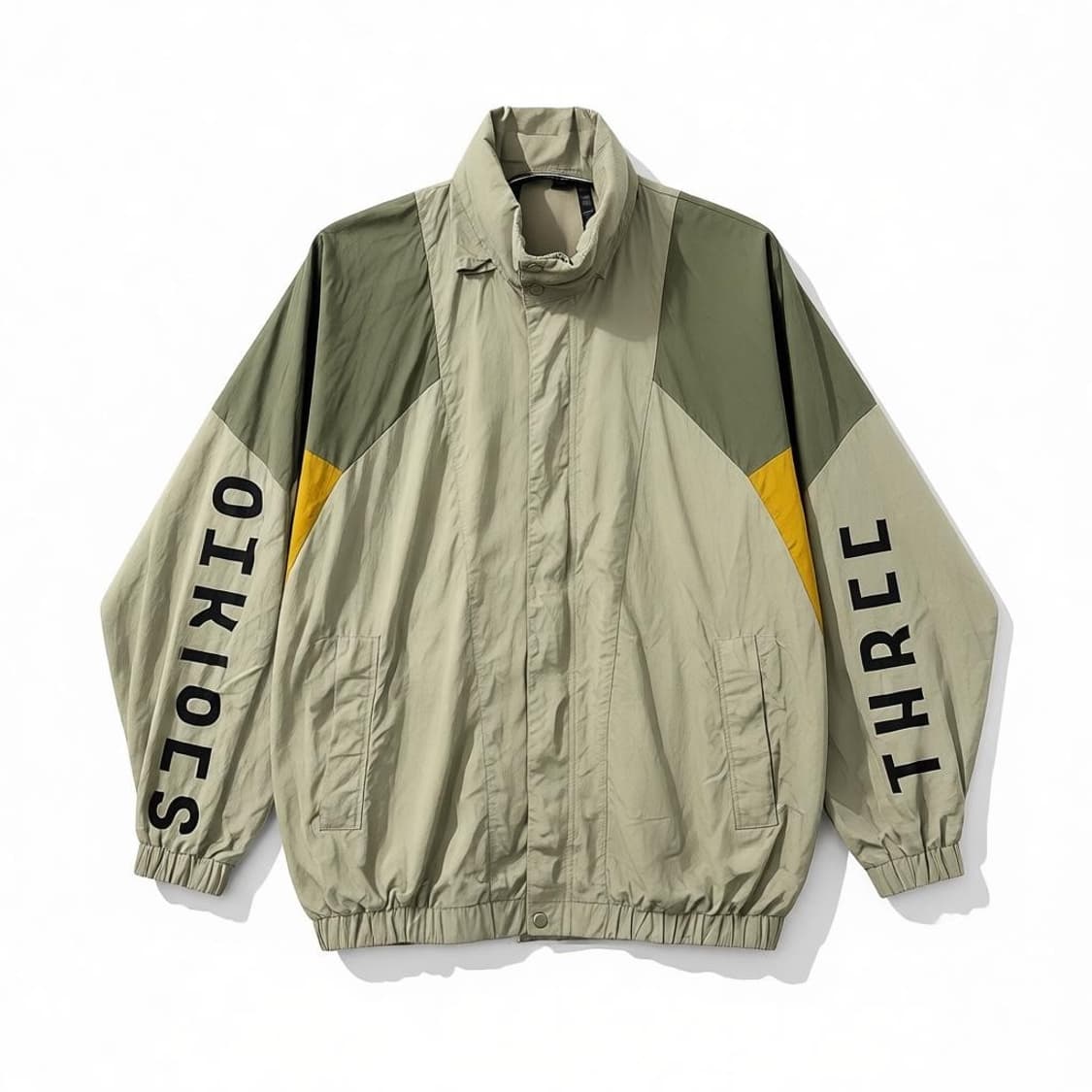 아디다스 우븐 올리브색 바람막이 2XL 상품이미지1