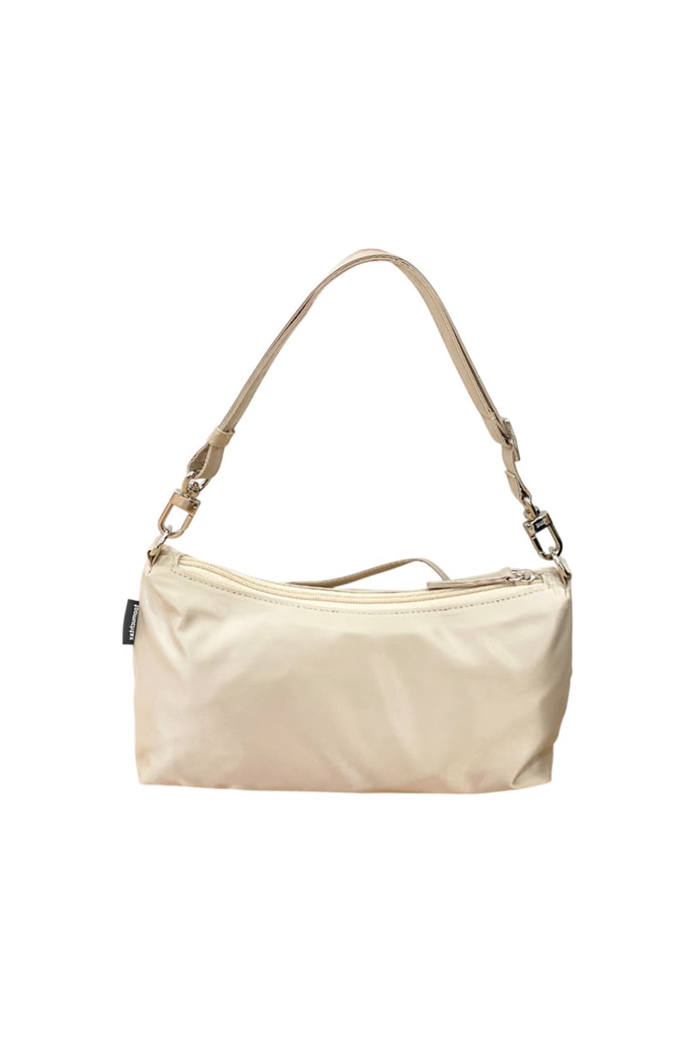 TMT 투머치택스 toomuchtax 새틴 미니 호보백 베이지 상품이미지2