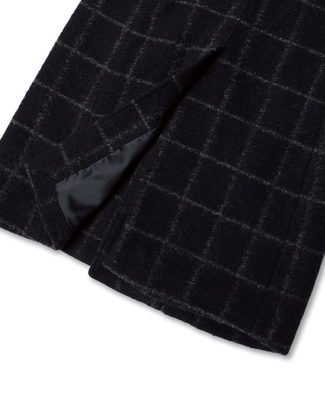 유나이티드 애로우즈 [United Arrows] 바우 체크 울 싱글 코트 상품이미지4