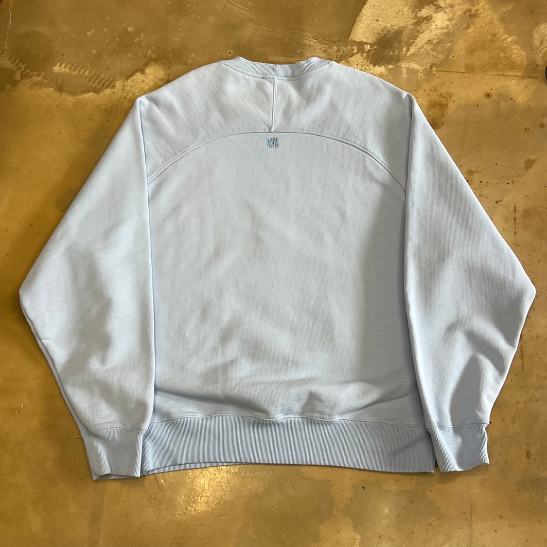 XXL 아미 빅로고 스카이블루 코튼 맨투맨 상품이미지3