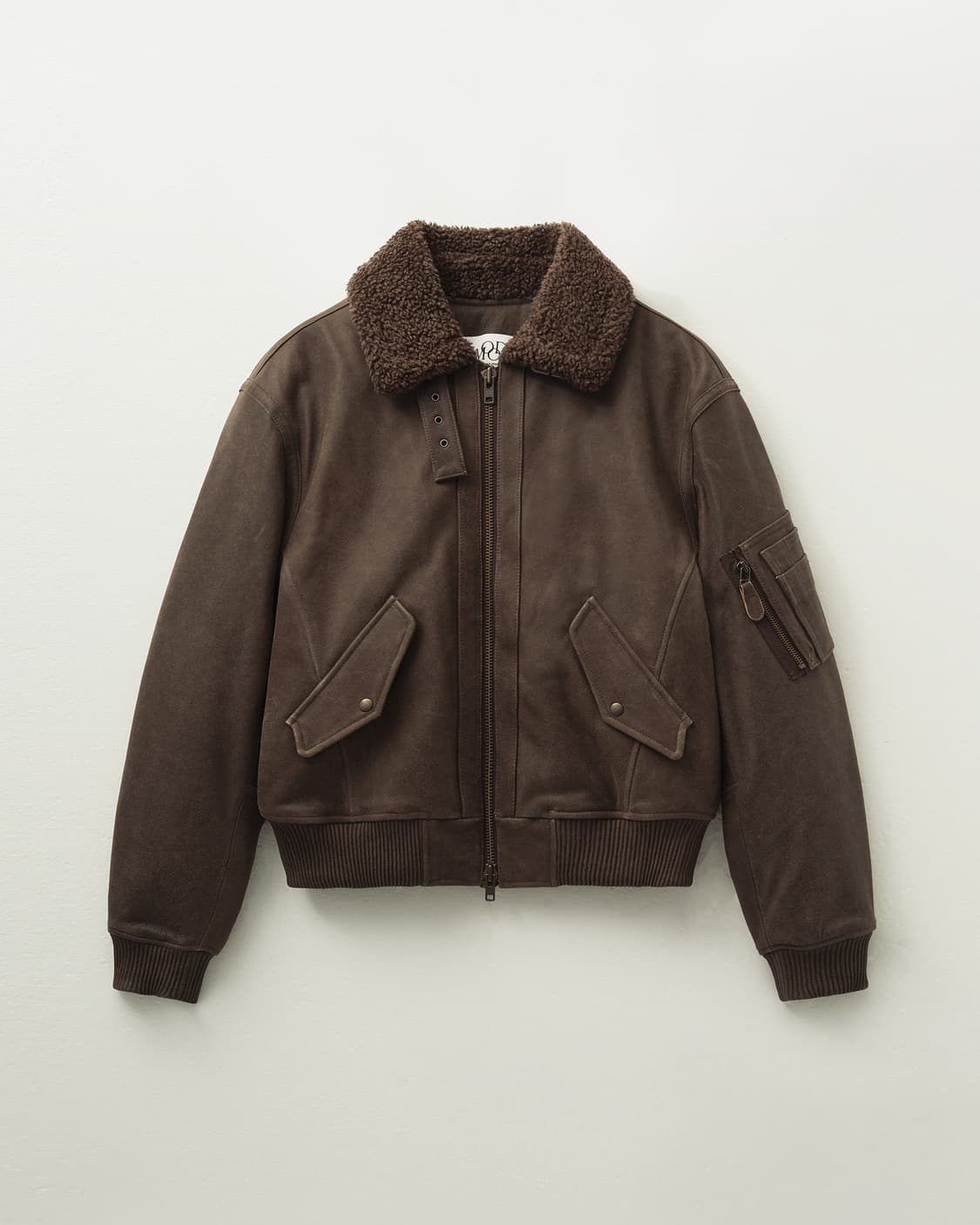 엘무드 무스탕 에비에이터 a2 카우 하이드 자켓 상품이미지1