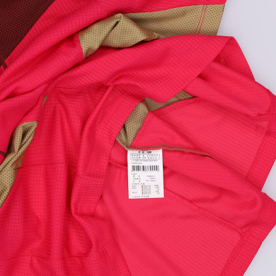 100 K2 반집업 반팔 티셔츠 0424H1 상품이미지4