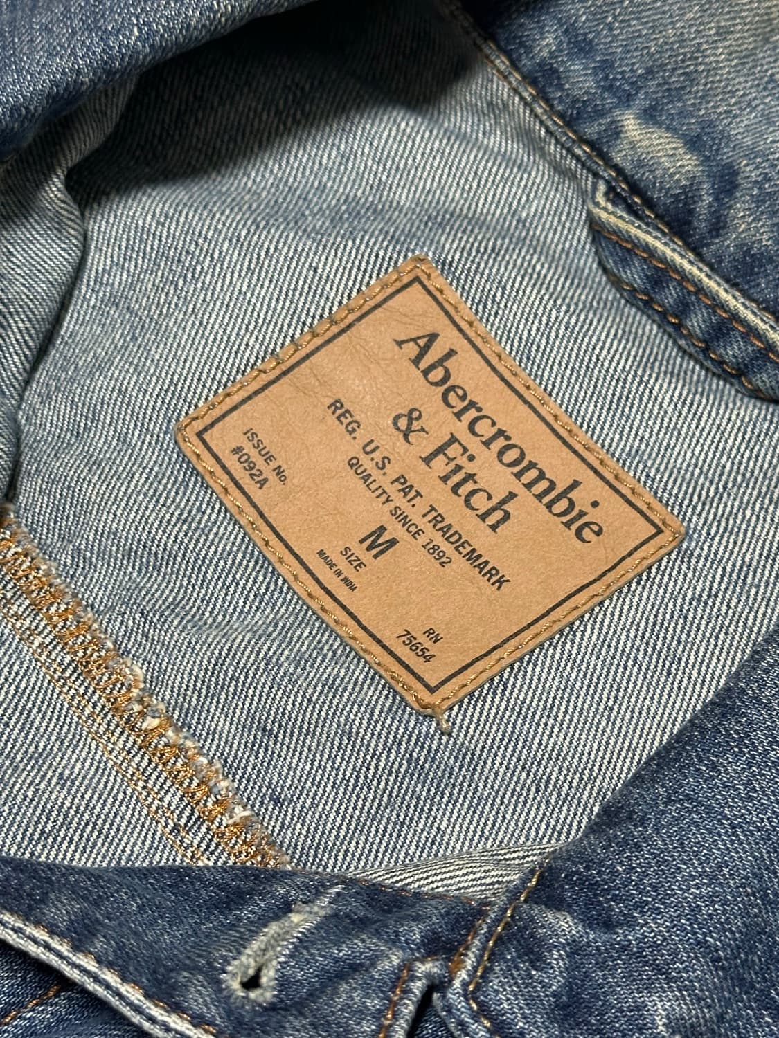 아베크롬비 데님자켓 청자켓 M 상품이미지3