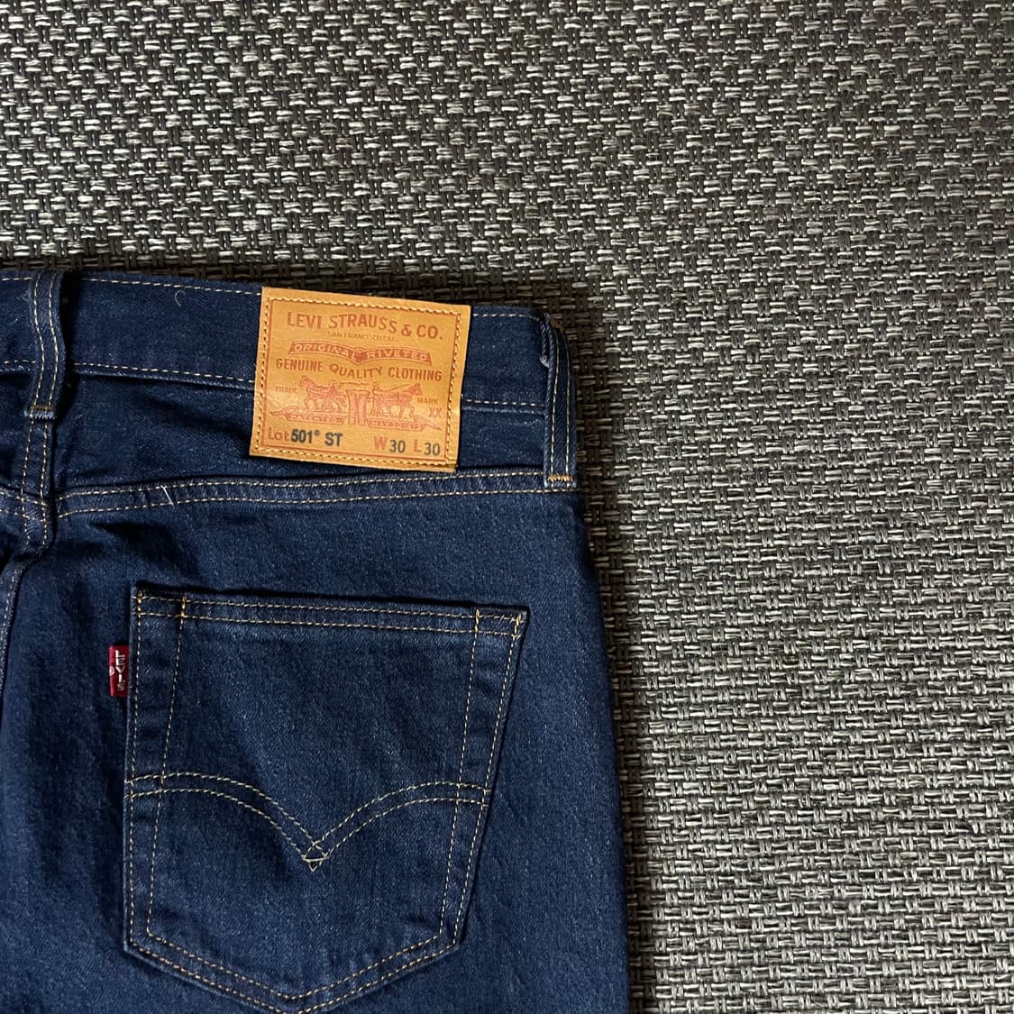 (30) 리바이스 501 30X30 진청 버튼플라이 데님 팬츠 상품이미지6