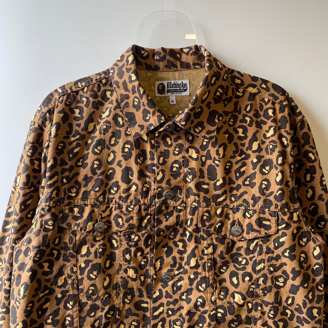 베이프 황계 레오파드 트러커 자켓 상품이미지2