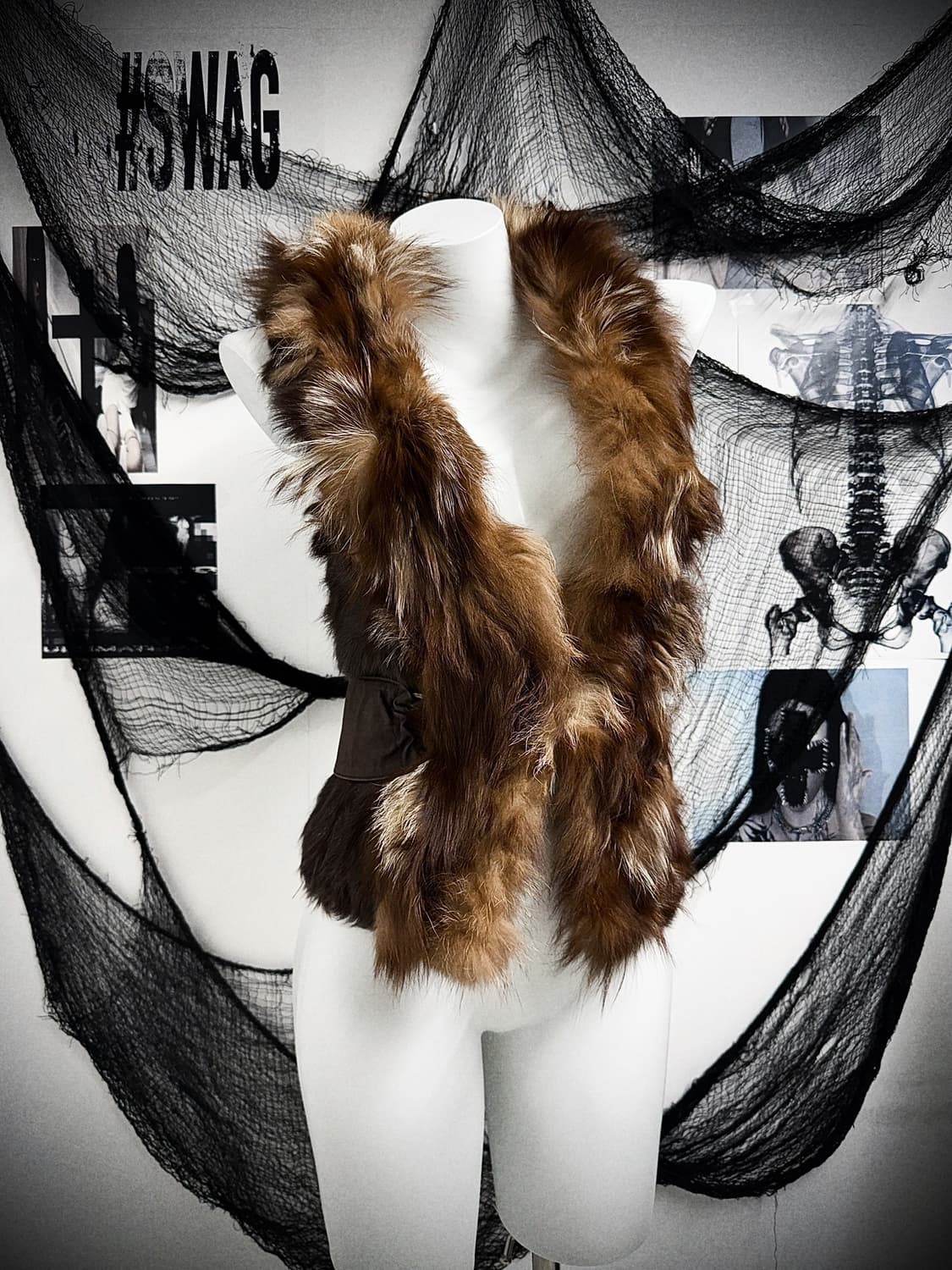00s fur detailed fur vest 상품이미지1