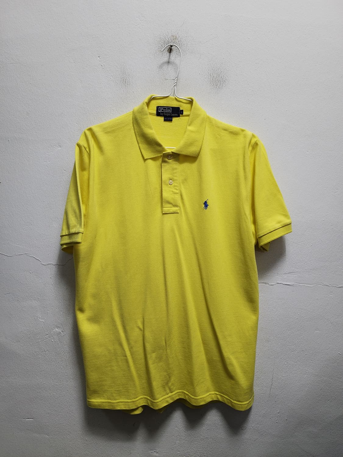 폴로 랄프로렌 옐로우 반팔 폴로티 상품이미지1