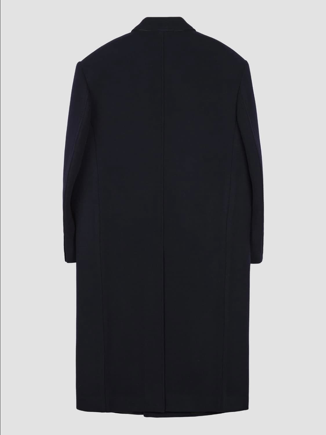 [M] 렉토 오버사이즈 로버펠트 더블 코트 네이비 상품이미지7