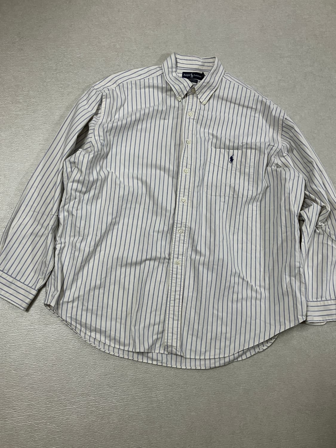 폴로 랄프로렌 스트라이프 셔츠 xxl 상품이미지3