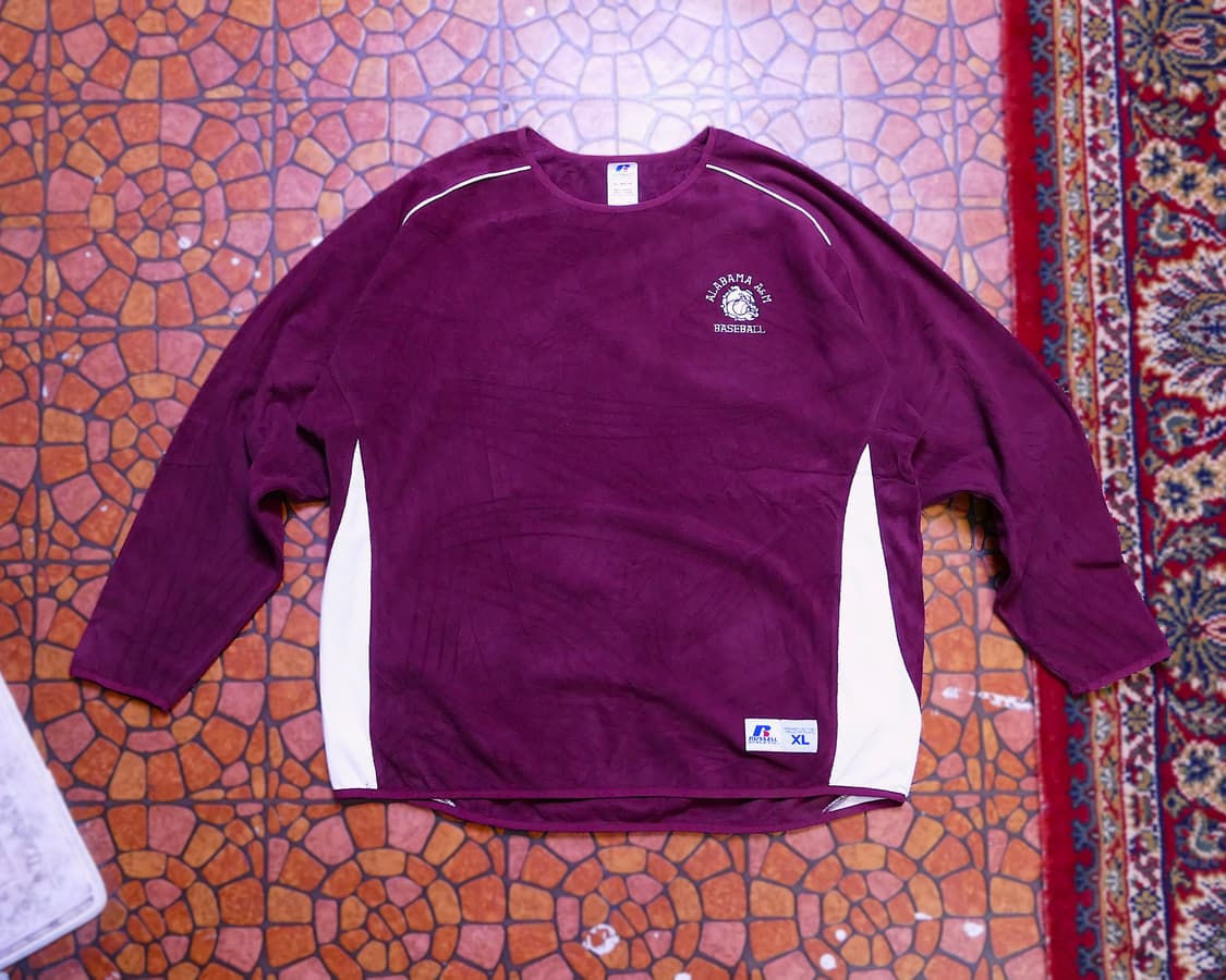 [XL] Russell 러셀 애슬레틱A&M 베이스볼 웜업 플리스 상품이미지1