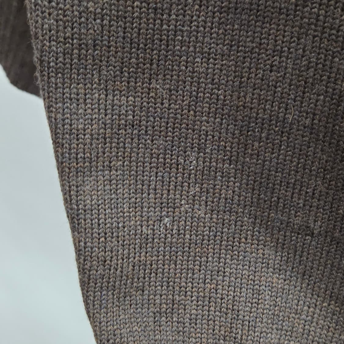 브룩스브라더스 메리노울 풀오버 하프집업 아가일 니트 S 상품이미지5