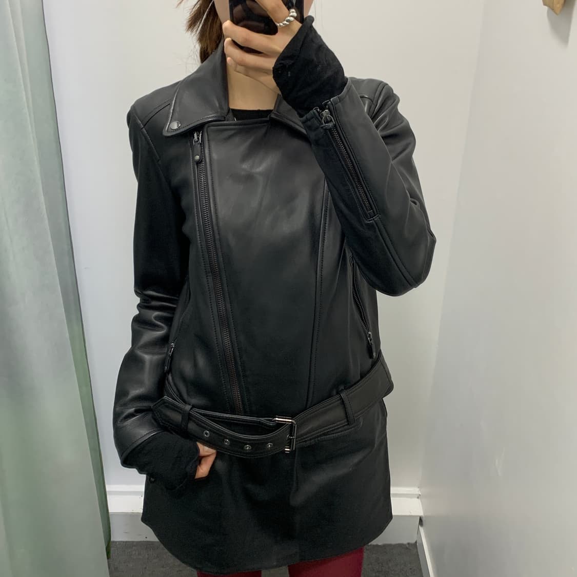 마시모 두띠 양가죽 라이더 자켓 상품이미지5