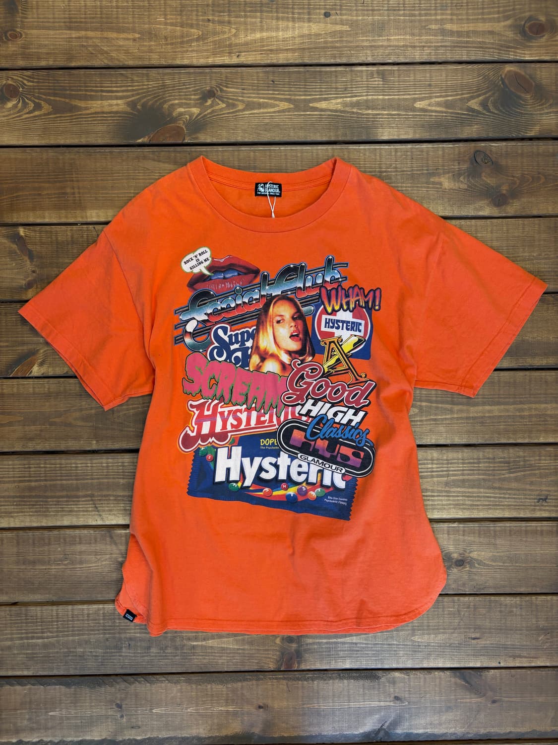 히스테릭글래머 오렌지 반팔 상품이미지7