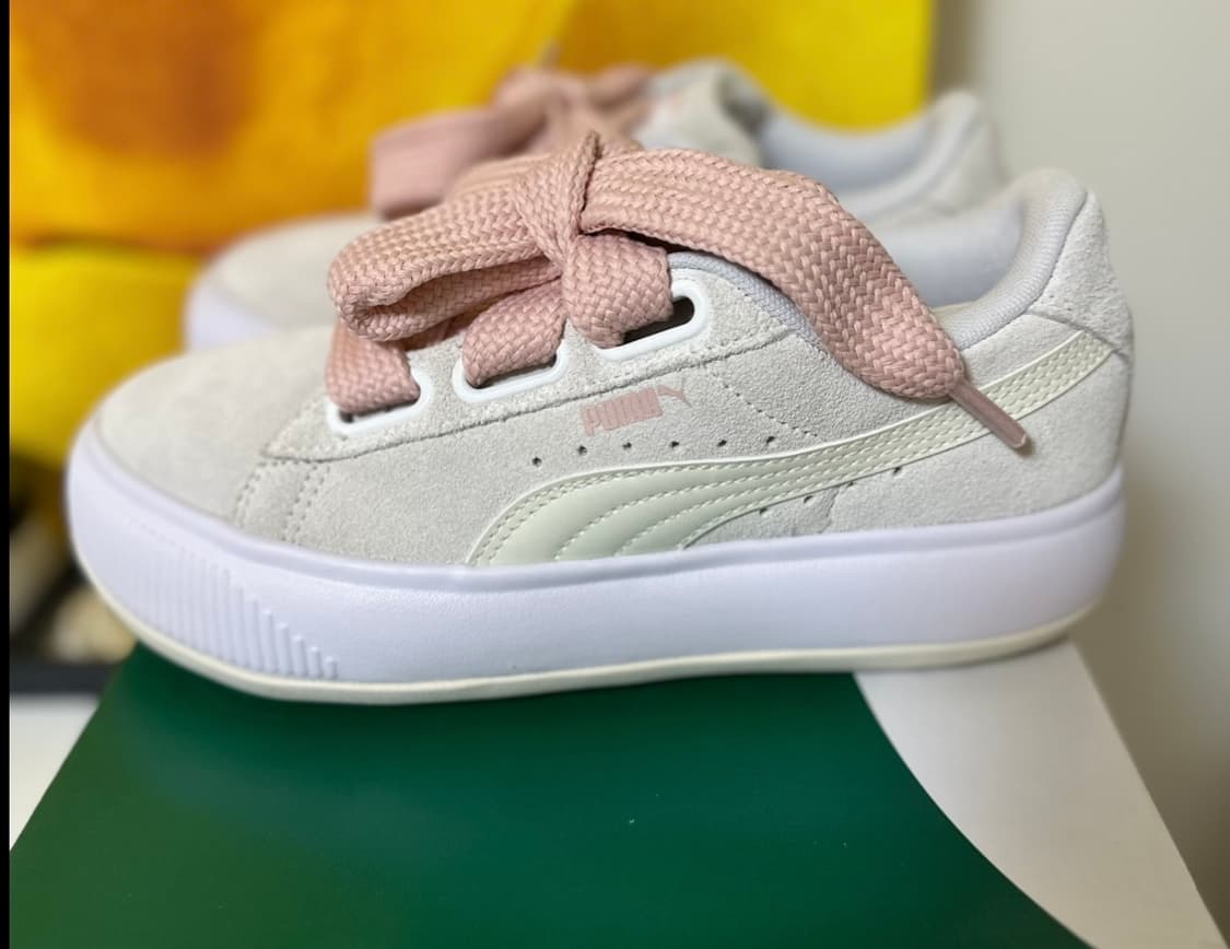 PUMA 푸마 스웨이드 마유 베이지 핑크 우먼스 상품이미지5