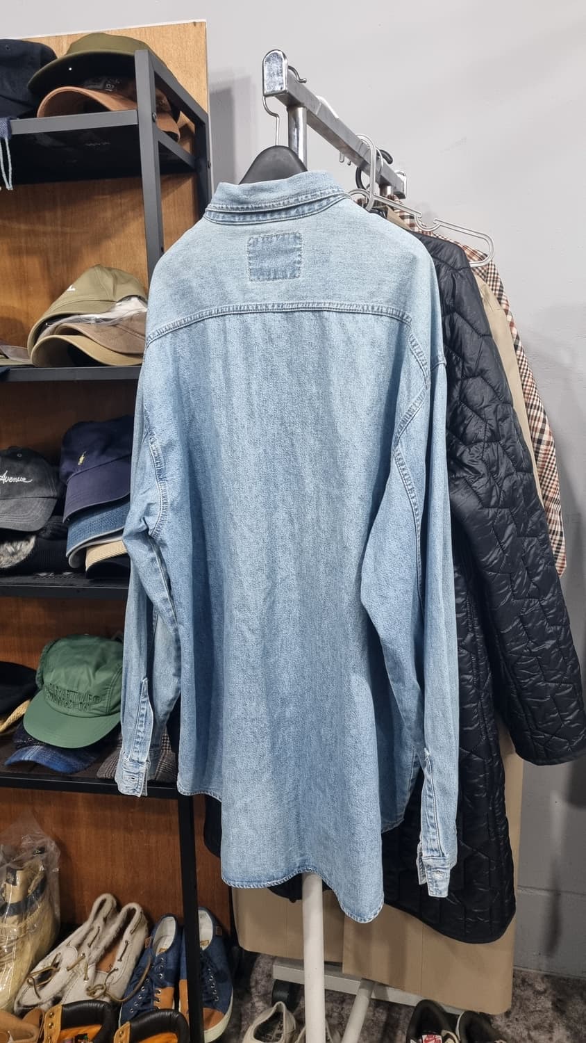 90s~00s) LEVIS 데님셔츠 100~105 컨디션10/7 상품이미지4