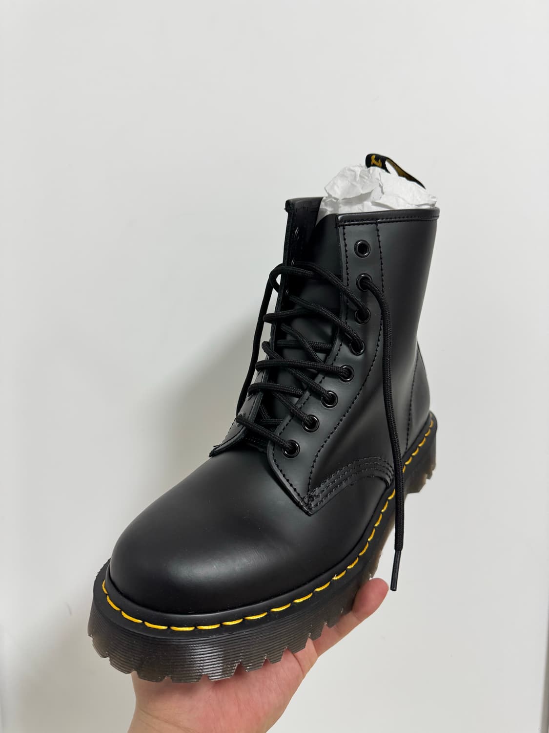 닥터마틴 1460 8홀 벡스 블랙 스무스 / 25345001 상품이미지1
