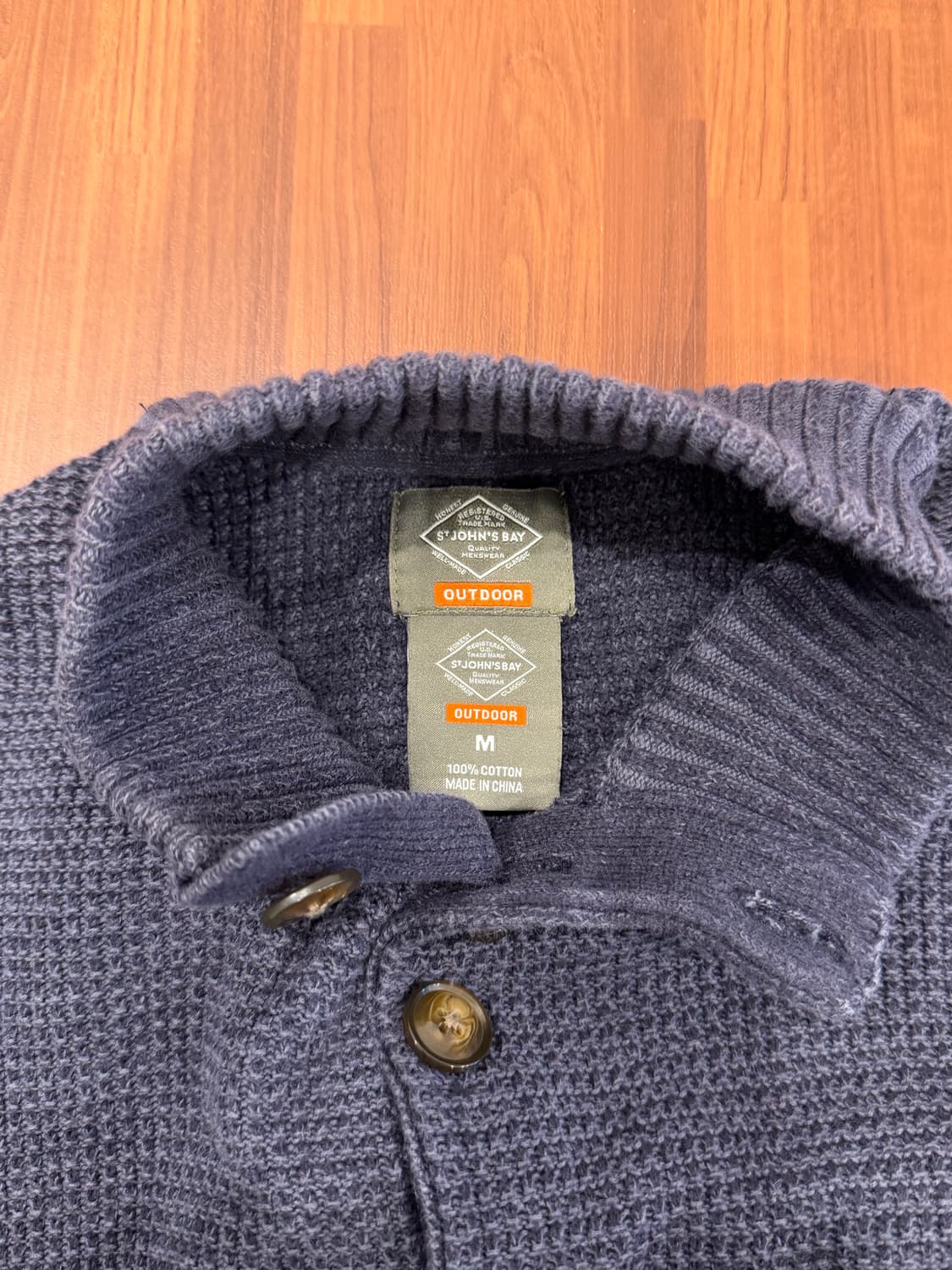 ST. John's Bay 세인트 존스 베이 써멀 와플 헨리넥 니트 상품이미지9