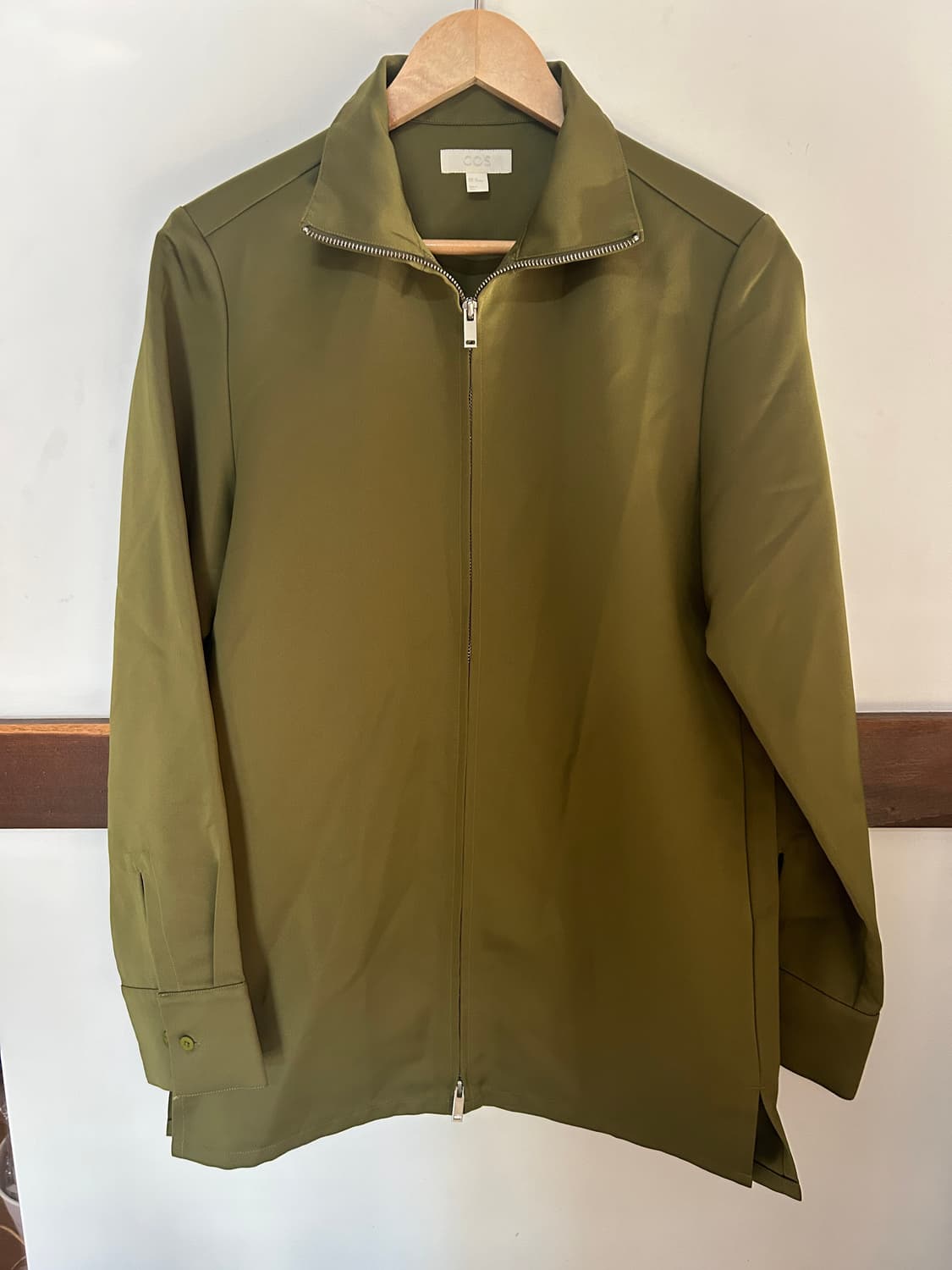 Cos green satin jacket 상품이미지1