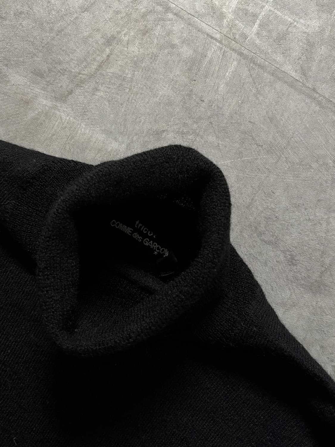 Comme des Garcons tricot 꼼데가르송 트리콧 블랙 터틀 상품이미지8