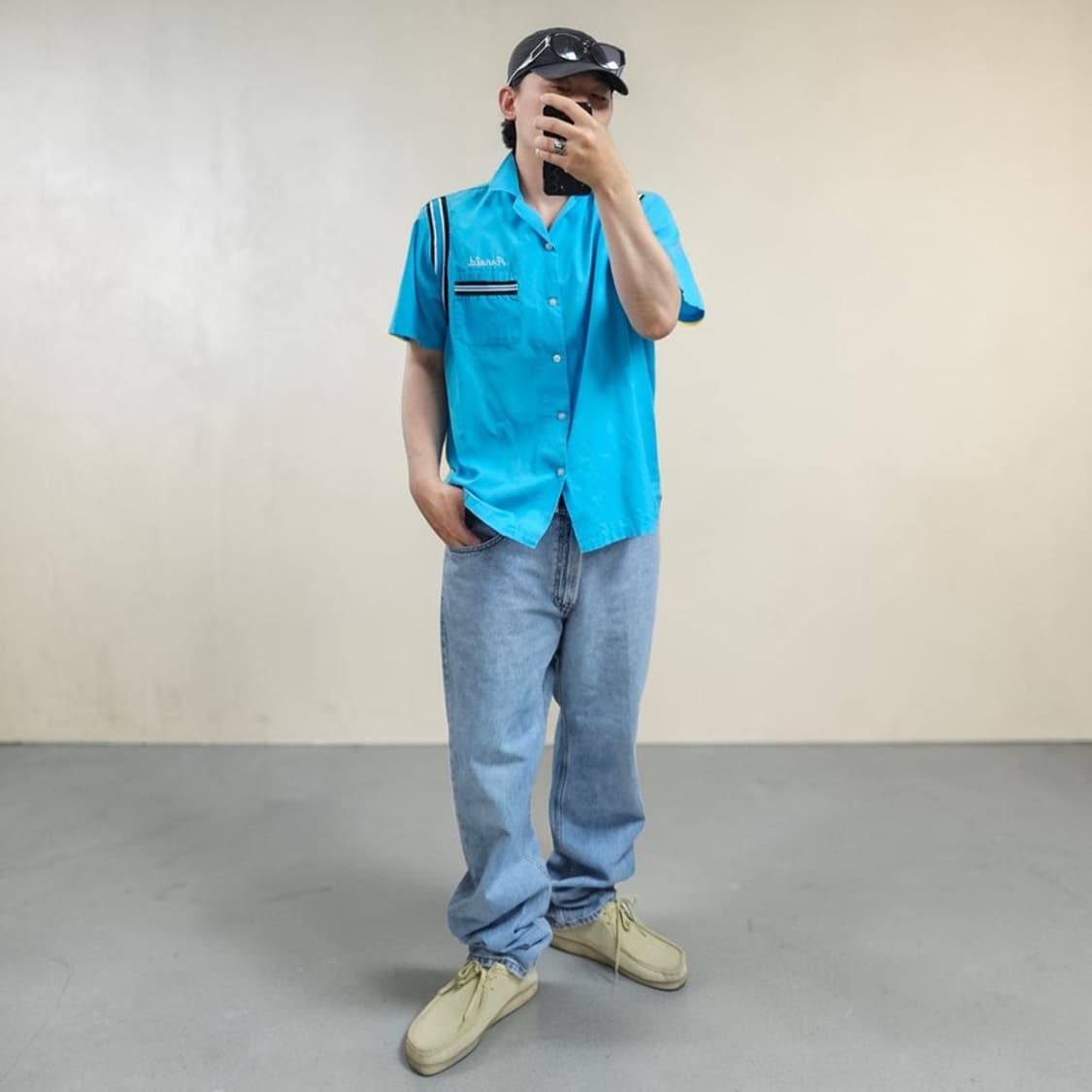 오리지널 볼링 셔츠 L M0335 상품이미지2