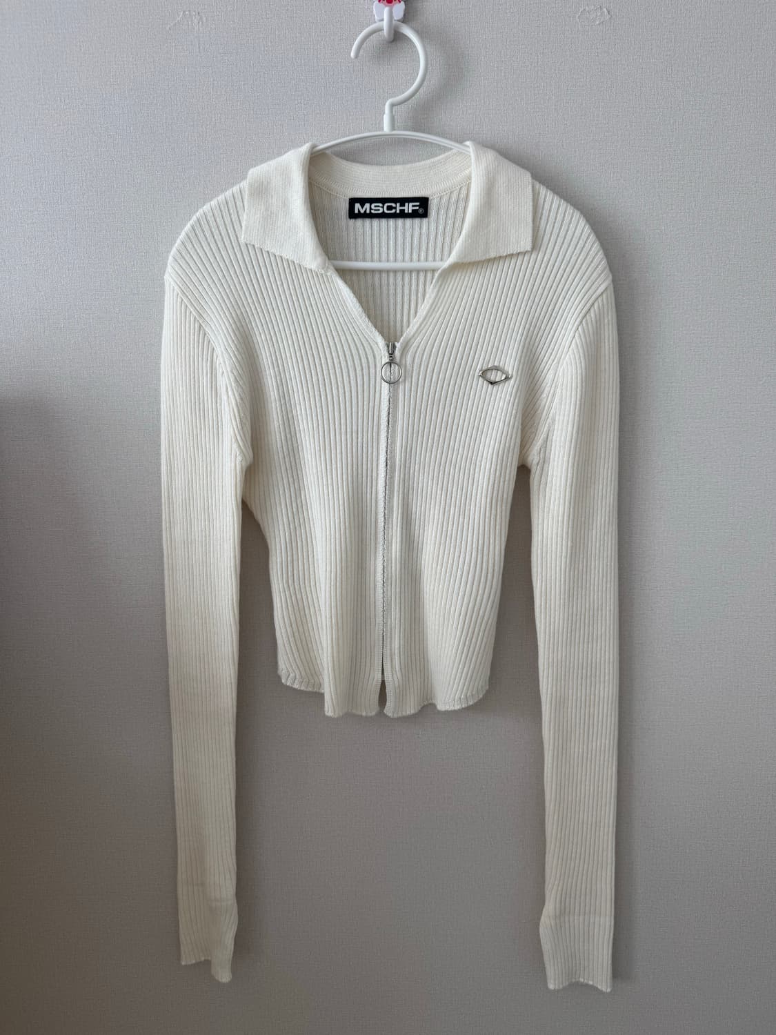 미스치프 니티드 롱 슬리브 셔츠 집업 상품이미지1