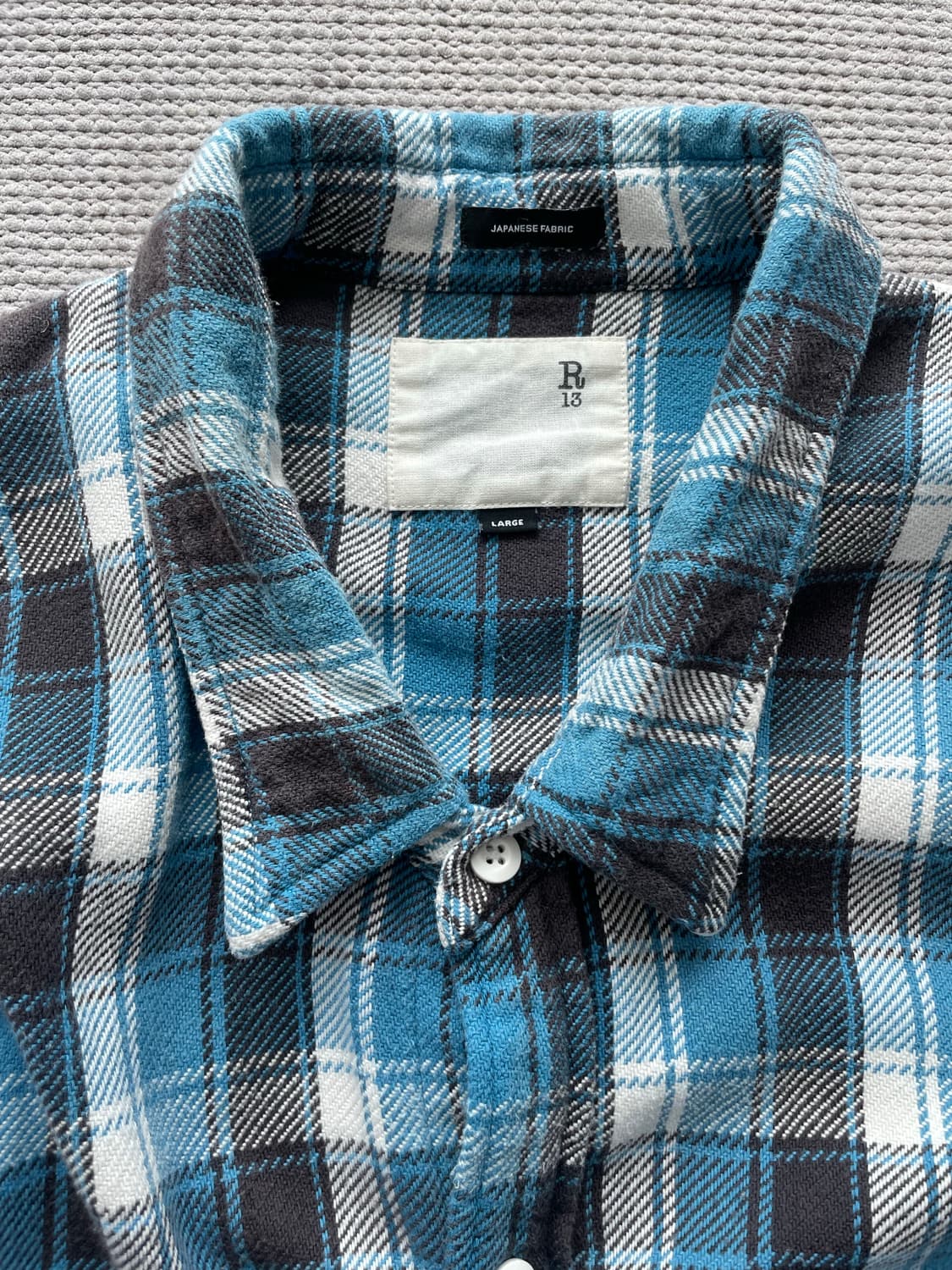 R13 플란넬 셔츠 상품이미지3