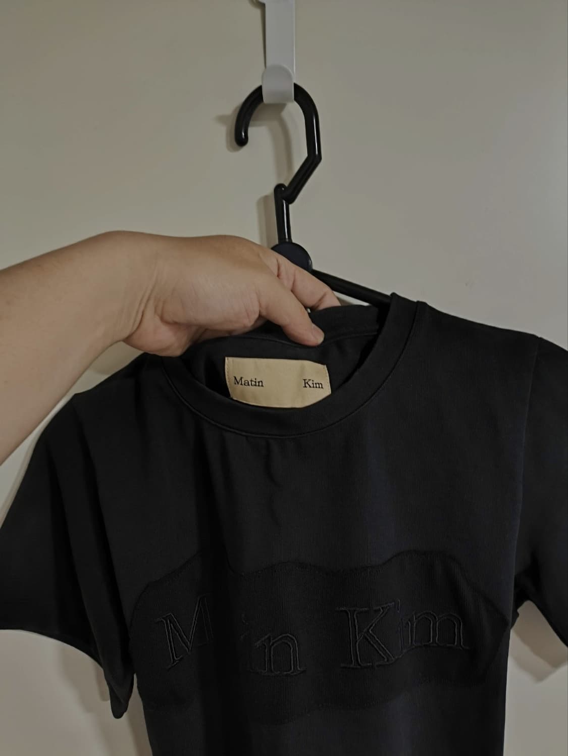 마뗑킴 크롭핏 코튼 티셔츠 반팔티 상품이미지2