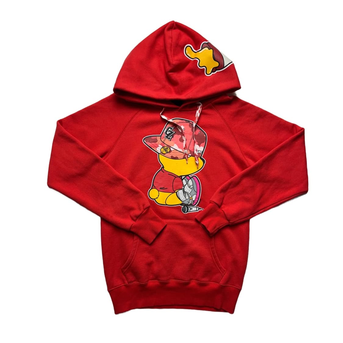 Colonize 빨강 캐릭터 후드티 중고 구제 빈티지 상품이미지1
