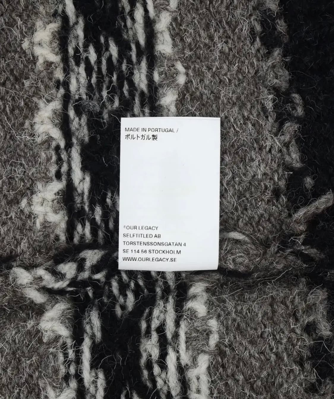 아워레가시 그린란드 스트라이프 브이넥 스웨터 상품이미지5