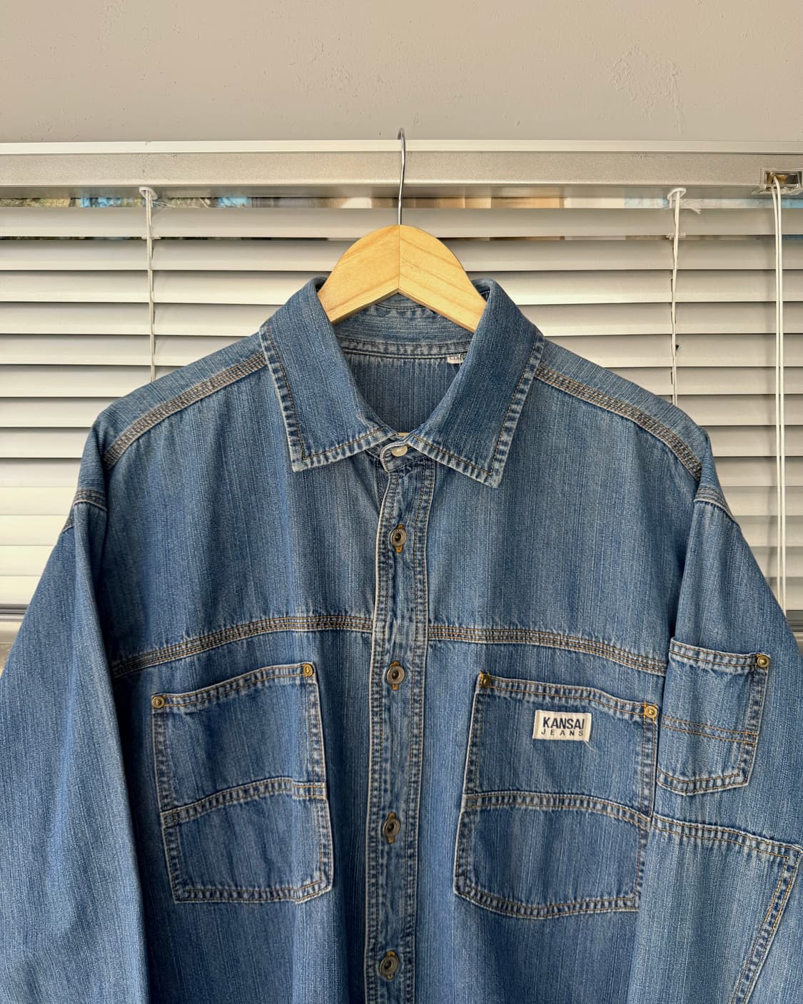  KANSAI jeans 90s denim shirt 상품이미지2
