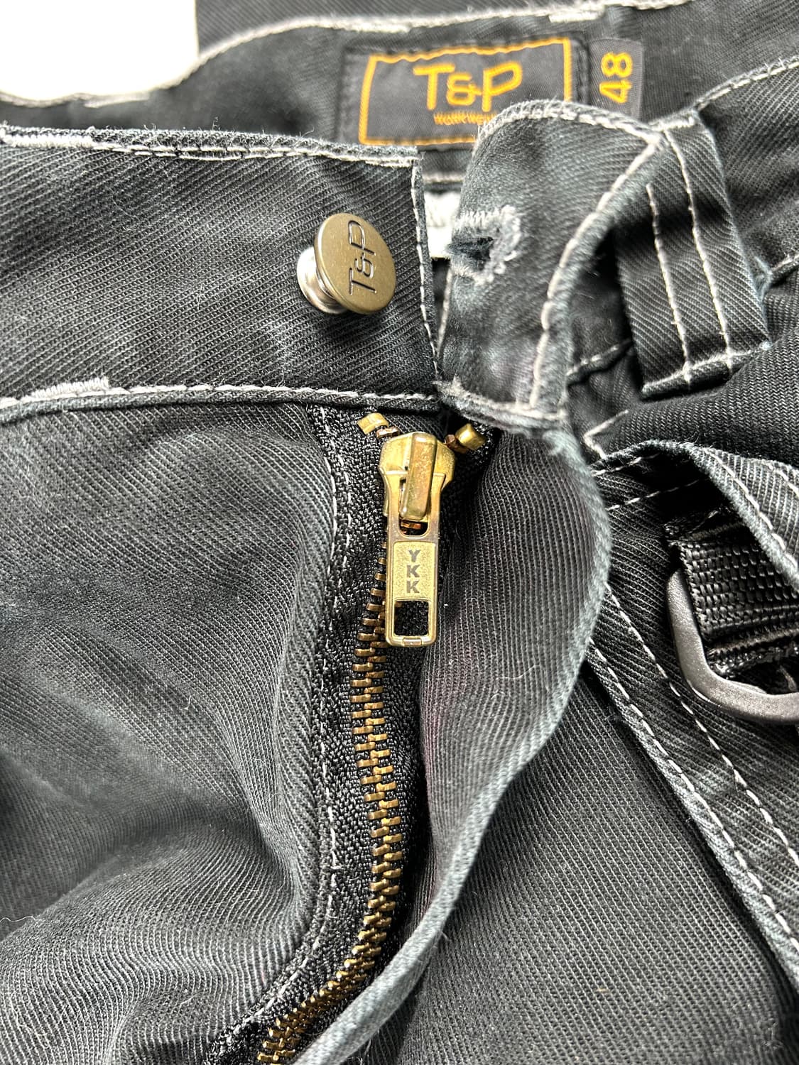 T&P Workwear 스티치 빅포켓 카고 팬츠 상품이미지6